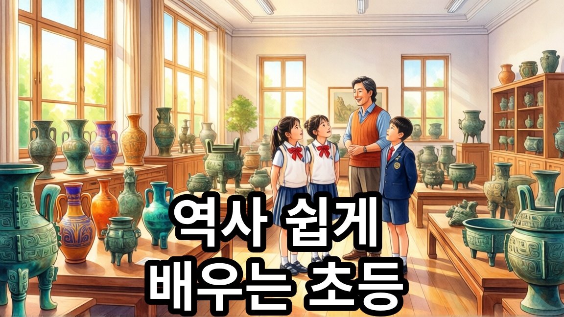 역사를 알기 쉽게 천천히 배우고 싶은 초등학생을 위한 [신비한 유물도감] 안내