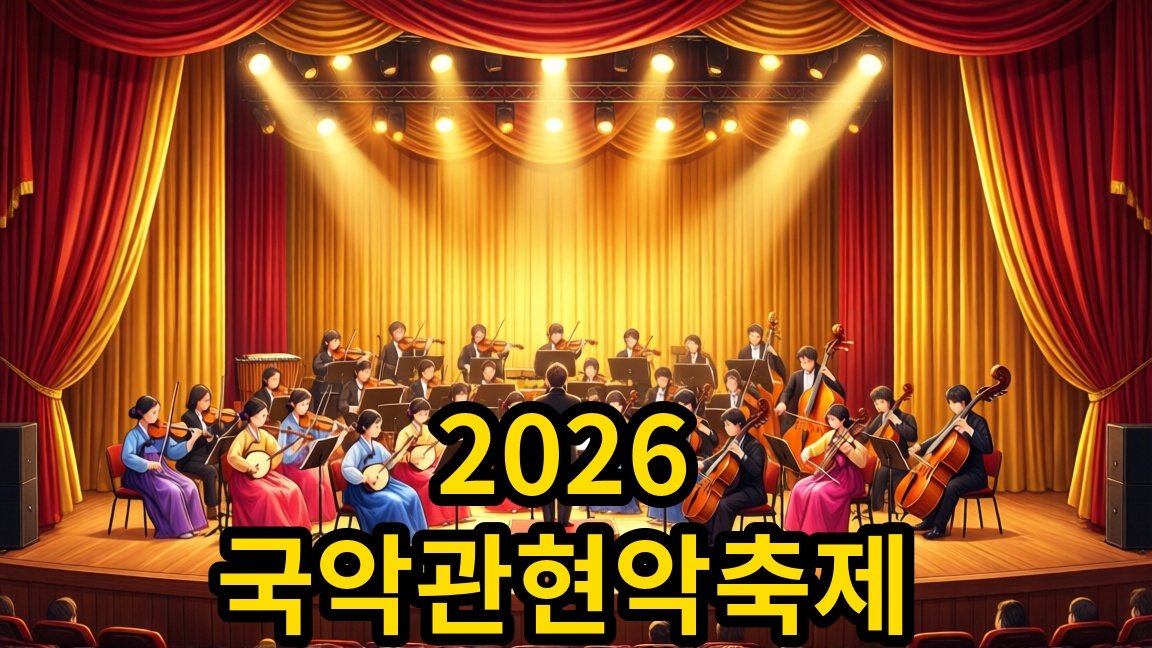 2026 대한민국국악관현악축제, 세종M씨어터서 전석 1만원으로 관람