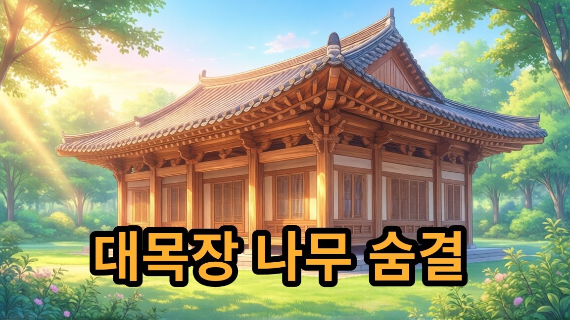대목장 ― 나무의 숨결을 잇는 사람, 2026년 10월 열린송현에서