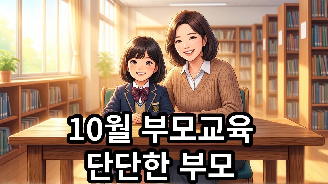 마포구립서강도서관 10월/부모교육 단단한 부모, 단단한 자녀!