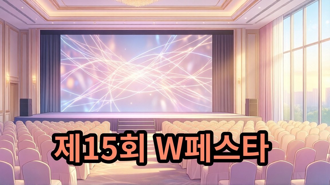 제15회 이데일리 W페스타 10월 21일 개최, 관람료 10만원