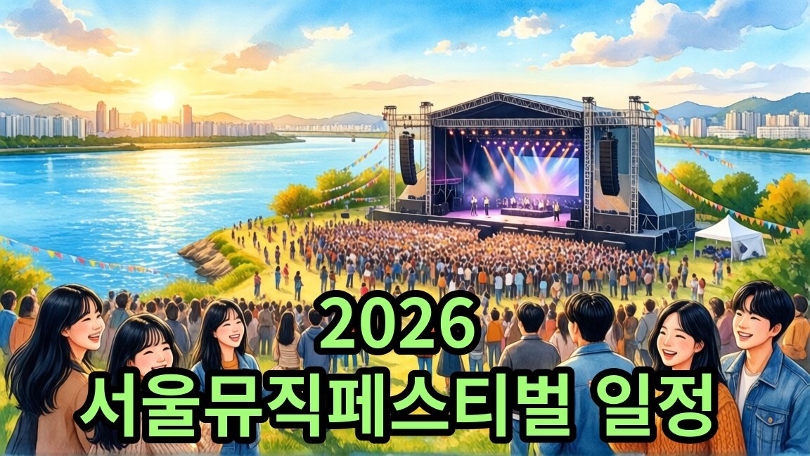 2026 서울뮤직페스티벌 노들섬 일정과 무료 관람 정보