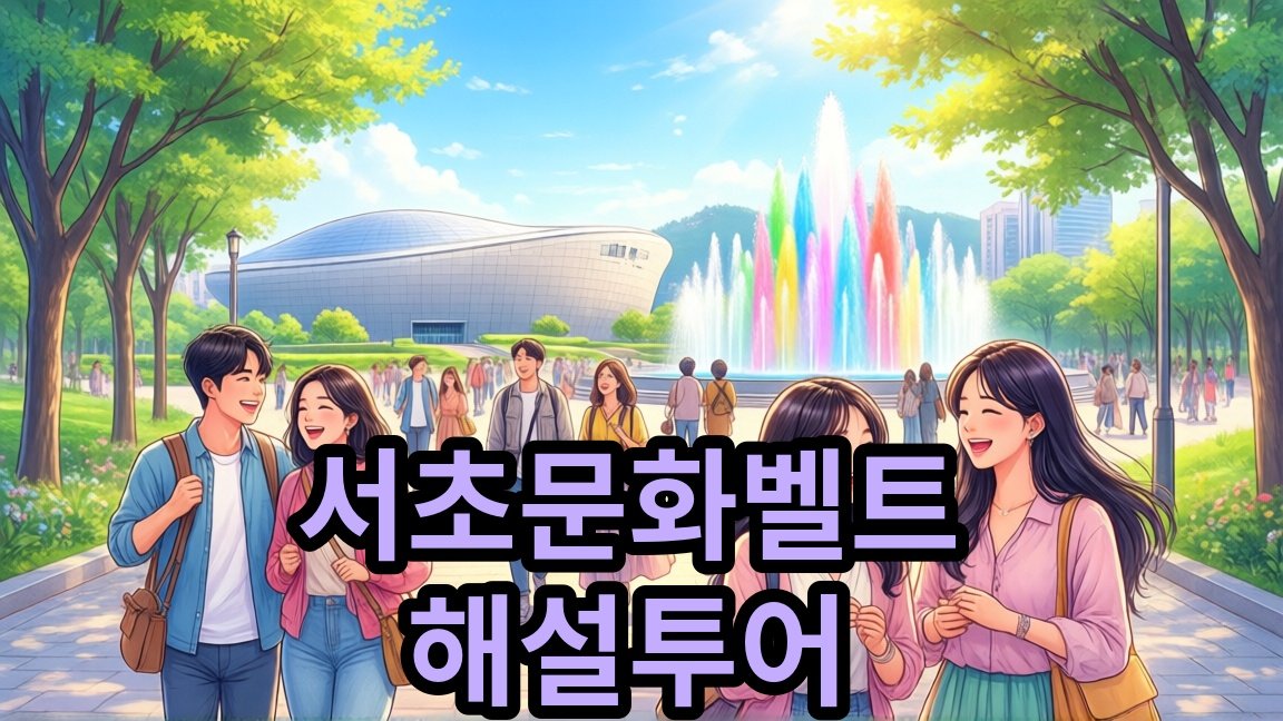 2026 서초문화벨트 해설투어, 무료 일정 및 장소 총정리