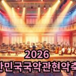 2026 대한민국국악관현악축제 진주시립국악관현악단, 전석 10,000원 관람 안내