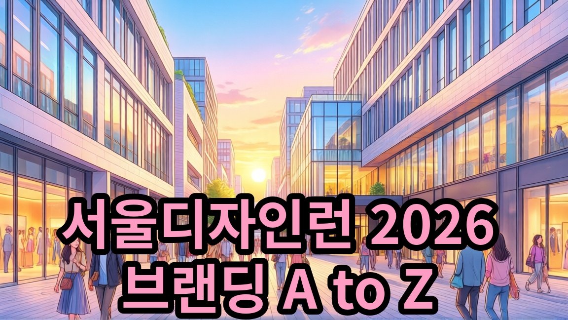서울디자인런 2026 - 실패하지 않는 브랜딩 A to Z, 5,000원