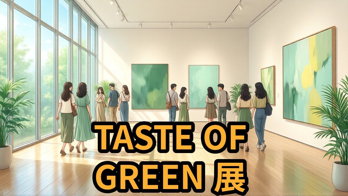 2026년 10월 TASTE OF GREEN 展 무료 전시 정보
