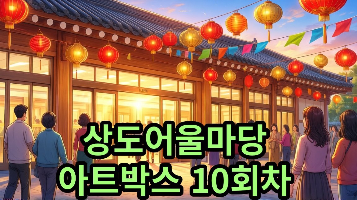 상도어울마당 아트홀 '아트 박스 콘서트' 10회차 무료 관람 안내