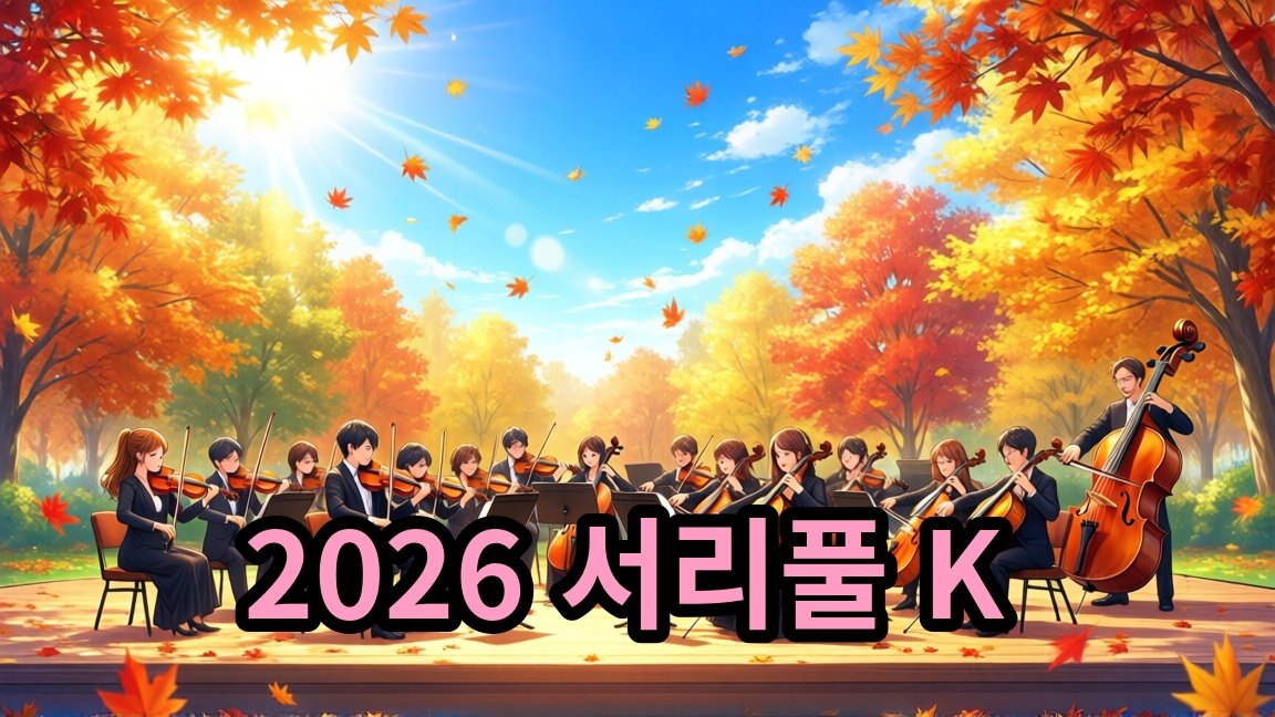 2026 서리풀 K-스트링 페어 개막 음악회, 무료 관람 정보 정리