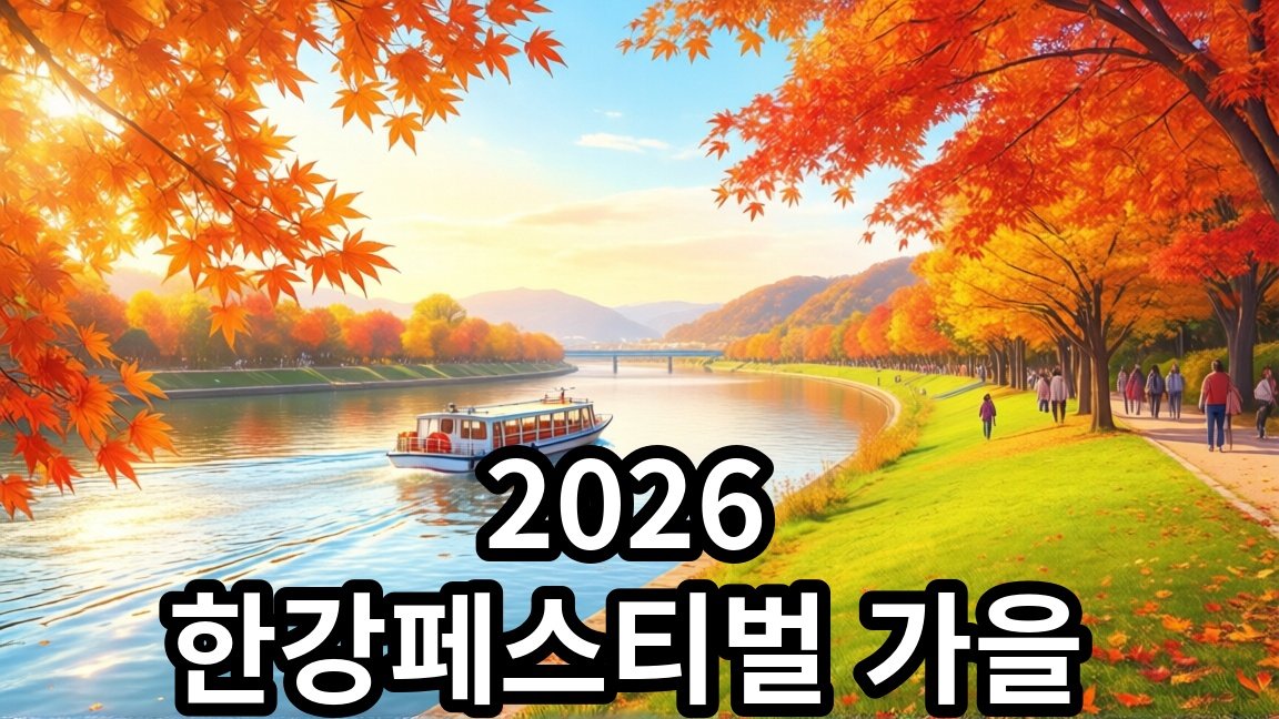 2026 한강페스티벌-가을, 무료 관람과 일정 확인