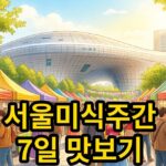 서울을 새롭게 맛보는 특별한 7일, 2026 서울미식주간 무료 관람 안내