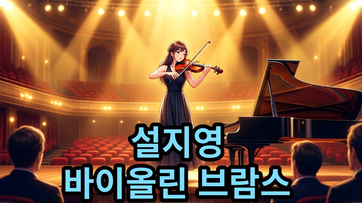 설지영 바이올린 독주회 - 브람스, 세 개의 시선