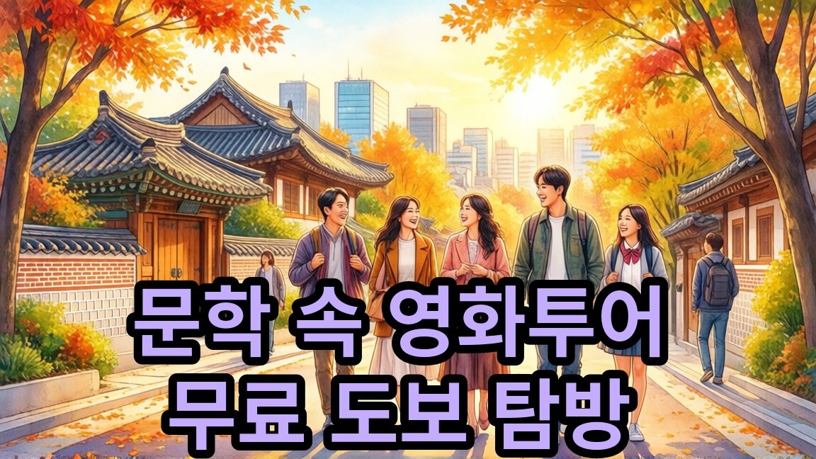 2026 문학 속 영화 투어, 서울 전역 도보 탐방 무료 안내