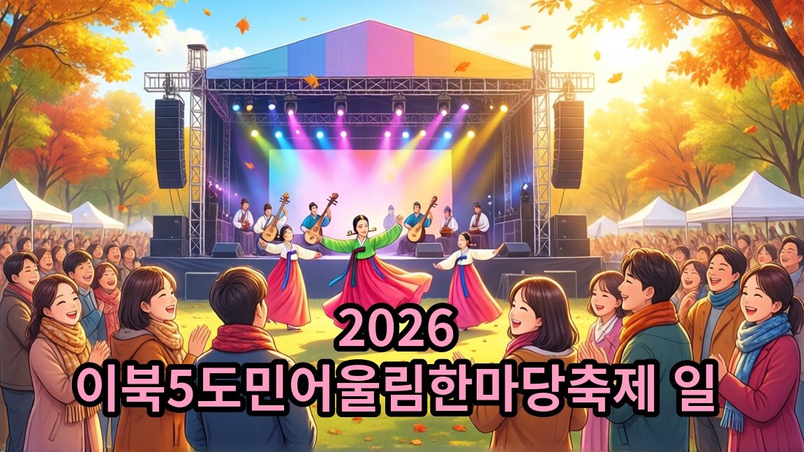2026 이북5도민어울림한마당축제 일정과 무료 관람법