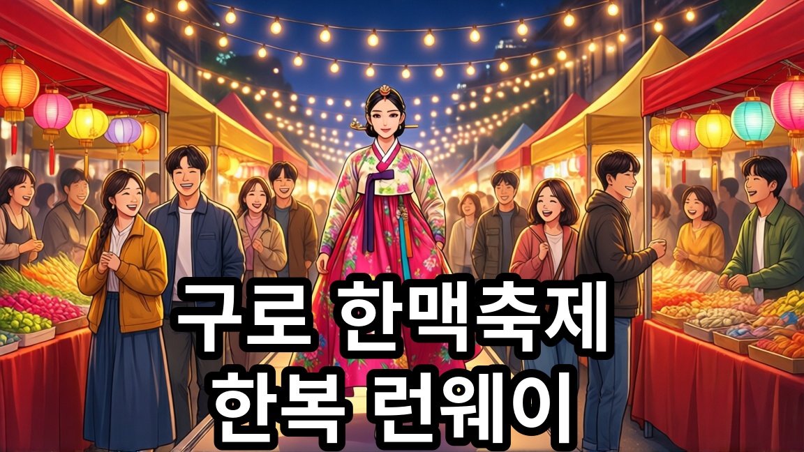제4회 구로시장 한맥대축제 : 한복ON 구로마켓 런웨이 무료 관람 안내
